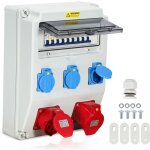 Randaco - einfeben coffret de chantier monophase repartiteur de courant mural coffret electrique de chantier ...