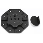 Randaco - einfeben plot r�glable de 18 � 30 mm pour terrasse bois et composite roulements pour lames ...