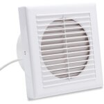 Randaco - einfeben ventilateur de salle de bain ventilateur mural avec d�flecteur de refoulement 100mm ...