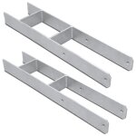 Swanew ancre de poteau cltures support de poteau ancre h stable support de poteau 600mm pied de poteau ...