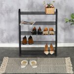 Range chaussures - 5 niveaux - noir - 15 paires - secury - t Range chaussures - 5 niveaux - noir - 15 paires - secury - t