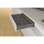 Range - couverts orgatray 440 anthracite - pour caisson avantech you de largeur : 1200 mm - largeur maxi ...