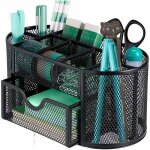 Rangement bureau organisateur, m�tal grillag� organiseur de bureau / pot a crayon / accessoire bureau ...