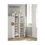 Songmics - tagre  chaussures, rangement pour chaussures  10 compartiments, pour vestiaire, entre, ...
