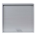 Rangement � rideau mural gris cool l 60 x h 54 x p 25 cm