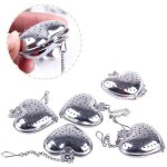Lot de 3 infuseurs � th� en vrac en acier inoxydable avec crochet de cha�ne, infuseur � th�, cuill�re ...