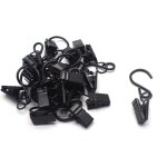 Rapanda - accessoires rideau pinces de fixation pour tringles � rideaux, crochets de suspension, paquet ...