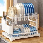 Rapanda - panier �gouttoir d'�vier, �gouttoir pour comptoir de cuisine, �gouttoir � vaisselle en acier ...