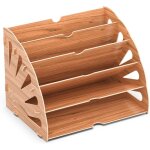Rapanda - rangement de bureau organisateur de bureau en bois, boîte de rangement pour fichiers, lettres, ... Rapanda - rangement de bureau organisateur de bureau en bois, boîte de rangement pour fichiers, lettres, ...