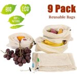 Langray - sac coton - sac en cotton pour legumes - sacs rutilisables  fruits et lgumes - sac vrac ...