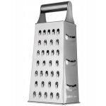 Rpe en acier inoxydable  4 faces, rpe avec poigne pour des dcoupes prcises de fromages, lgumes ...