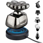 Rasoir electriques hommes, 6 in 1 rasoirs à têtes rotatives 7d tondeuse à barbe rasoir rechargeable sans ... Rasoir electriques hommes, 6 in 1 rasoirs à têtes rotatives 7d tondeuse à barbe rasoir rechargeable sans ...
