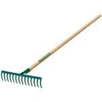 R�teau 14 dents courbes - manche bois certifi� pefc 100% - leborgne