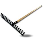 Rateau 16 dents recourbées manche 150 cm en bois tête acier largeur 40 cm - quantité x 1 - rateau 16 ... Rateau 16 dents recourbées manche 150 cm en bois tête acier largeur 40 cm - quantité x 1 - rateau 16 ...