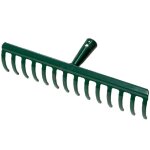 Rateau en acier peint 12 dents rateaux scarificateurs 32 cm sans manche Rateau en acier peint 12 dents rateaux scarificateurs 32 cm sans manche