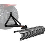Rateau dechaumeur de remorquage derriere, 1830 mm, rateau dechaumeur de pelouse a 3 points de categorie ...