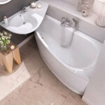 Ravak avocado tablier en acrylique blanc pour baignoire, orientation droite, 160cm (czi1000a00)