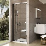 Ravak - pivot - porte de douche, 761 - 811 mm, aluminium brillant / verre clair 03g40c00z1 Ravak - pivot - porte de douche, 761 - 811 mm, aluminium brillant / verre clair 03g40c00z1
