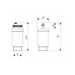 Purgeur automatique vasa m3 / 8' rbm 370360 Purgeur automatique vasa m3 / 8' rbm 370360