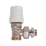 Robinet de radiateur équerre thermostatique - m 3 / 8' rbm Robinet de radiateur équerre thermostatique - m 3 / 8' rbm