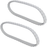 Rcx23002 courroies d'entra�nement exactes en caoutchouc compatible avec hayward aquavac tiger shark plus ...