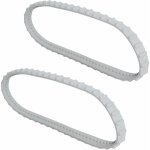 Rcx23002 courroies d'entranement exactes en caoutchouc compatible avec hayward aquavac tiger shark plus ...