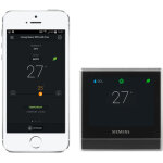 Rds110 thermostat ambiance intelligent connect� pour radiateurs et chaudi�res individuelles siemens
