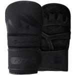 Rdx sports - rdx t15 noir mma gants d'entra�nement moyenne cuir pu - rdx - gsr - t15mb - m
