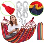 Hamac avec barre transversale rose 400257