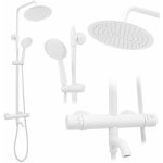 Rea - kit de douche avec thermostat lungo white