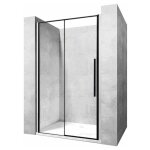 Rea - porte de douche solar black mat 120