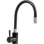 Rea - robinet de cuisine clever black / chrome
