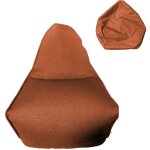 Mobili rebecca - rebecca mobili housse pouf sans remplissage orange polyester zipper 70x80x90