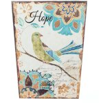 Mobili rebecca - rebecca mobili panier poubelle de bureau gris jaune mdf tissu retro 26x20x20