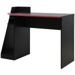 Mobili rebecca - rebecca mobili table gaming pour pc table noire rouge en bois design moderne avec accessoires ...