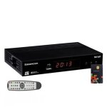 R�cepteur satellite hd - sagem - tntsat v6 - hdmi - noir - compact 193x136x36mm