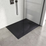 Heilmetz - receveur de douche  poser 120x90cm receveur de douche en pierre extra plat (smc matriau) ...