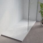 Receveur de douche 170x70 cm extra plat - saphir - blanc