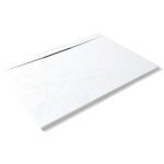 Receveur de douche 75 x 140 cm extra - plat en r�sine min�rale lyra blanc