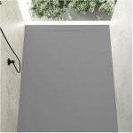 Stano. - receveur de douche 90 x 140 cm extra plat cover en r�sine surface ardois�e b�ton