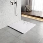 Heilmetz - receveur de douche 90x90cm receveur de douche aspect ardoise antidérapant extra plat durable ... Heilmetz - receveur de douche 90x90cm receveur de douche aspect ardoise antidérapant extra plat durable ...