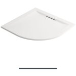Jacob delafon - receveur de douche antidrapant 80 x 80 flight pure quart de rond blanc