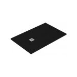 Tegler - receveur de douche ardesia extra - plat et gel coat antidérapant noir siphon en cadeau 100x140 ... Tegler - receveur de douche ardesia extra - plat et gel coat antidérapant noir siphon en cadeau 100x140 ...