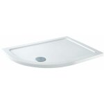 Hudson reed ? receveur de douche arrondi d'angle gauche 120x80 cm ? r�sine polym�re enrob�e d'acrylique ...