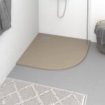 Receveur de douche bac de douche smc marron 90x90 cm 45444