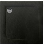 Allibert - receveur de douche carr� effet pierre mooneo