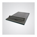 Receveur de douche  carreler 90 x 140 cm elio 4 pentes grille linaire et bonde incluses