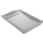 U - tile - receveur de douche � carreler caniveau 4 pentes + natte �tanche + siphon ultra plat - 90 x ...