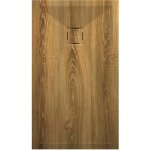 Kroos ® - receveur de douche chêne, finition lisse stone 3d, grille de couleur - 120 x 70 cm Kroos ® - receveur de douche chêne, finition lisse stone 3d, grille de couleur - 120 x 70 cm