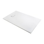 Odyssea - receveur de douche extra - plat blanc effet pierre gaa 120 x 90 cm